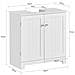 Mobile Sottolavabo 60x30x60cm Bzr18-ii-w - Foto miniatura 7