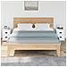 Comodini 2 Pz Bianchi 39x39x47,5 Cm In Legno Multistrato - Foto miniatura 3