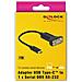 Adattatore Usb Type-cã¢â€žâ¢ > 1 X Seriale Db9 Rs-232 15 Cm Nero - Foto miniatura 3