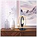 Eglo Lampada Da Tavolo - Nero/Marrone, Design Moderno, Attacco E27 (Lampadina Non Inclusa)