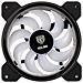 Umbra HDB ARGB Led PWM - 120 mm Case per computer Ventilatore 12 cm Nero, Bianco 1 pz - Foto miniatura 4