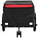 Rimorchio Da Bici Nero E Rosso 45 Kg In Ferro - Foto miniatura 7