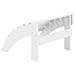 Poggiapiedi Da Giardino Bianco Per Sedia Adirondack - Foto miniatura 5