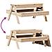 Tavolo Picnic Con Sabbiera Per Bambini Legno Massello Di Pino - Foto miniatura 3