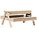 Tavolo Picnic Con Sabbiera Per Bambini Legno Massello Di Pino - Foto miniatura 6