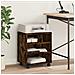 Supporto Per Stampante Con Ruote Rovere Fumo 41x32x48 Cm - Foto miniatura 3
