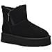 Black Casual Closed Booties Stivaletti Pelle Scarpe Donna Nero Eu 39, 5-26447-43 001 - Foto miniatura 1