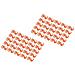 Digitus A-CC-O, Clip di codifica a colori, Arancione, Cloruro di polivinile (PVC), Cat5e/6, 100 pz, 100 mm - Foto miniatura 1