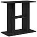 Supporto Acquario 60x30x60 cm Legno Multistrato Rovere Nero - Foto miniatura 8