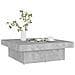 Tavolino Da Salotto Grigio Cemento 90x90x28cm Legno Multistrato - Foto miniatura 2