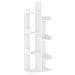 Lusso Casadino -  Libreria Bianca 48x25,5x140 Cm In Truciolato - Foto miniatura 1