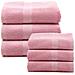 Set Asciugamani In Spugna Spugnissima Spugna In Cotone Colore Rosa Misura Standard - Foto miniatura 2