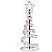 Albero di Natale a LED con Palline 80 LED Bianco Caldo 120 cm - Foto miniatura 1