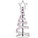 Albero di Natale a LED con Palline 80 LED Bianco Caldo 120 cm - Foto miniatura 3