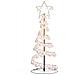 Albero di Natale a LED con Palline 80 LED Bianco Caldo 120 cm - Foto miniatura 7