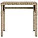 Lettini Prendisole 2 pz con Baldacchino e Tavolino Polyrattan - Foto miniatura 6