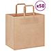 Sacchetti di Carta 50 pz con Manici Marrone 26x17x25 cm - Foto miniatura 1