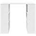 Scrivania Angolare Bianca Bianca MDF Media Storage - Foto miniatura 4