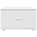 Armadio con cassetti su ruote Bianco 55x45x33.5 cm Legno ingegnerizzato - Foto miniatura 5