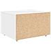 Armadio con cassetti su ruote Bianco 55x45x33.5 cm Legno ingegnerizzato - Foto miniatura 7