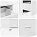 Armadio con cassetti su ruote Bianco 55x45x33.5 cm Legno ingegnerizzato - Foto miniatura 8