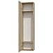 DUO SZAFKA SONOMA armadio /guardaroba per camera da letto 2 ripiani 1 porta /porte Quercia - Foto miniatura 3