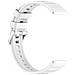 Cinturino In Silicone Da 18 Mm Compatibile Con Huawei Watch Gt6 (barra A Molla) White - Foto miniatura 2