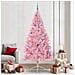 Albero di Natale artificiale con luci integrate Rosa 240 cm PVC - Foto miniatura 2
