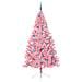 Albero di Natale artificiale con luci integrate Rosa 240 cm PVC - Foto miniatura 3