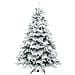 Albero di Natale Artificiale Snodato Foderato di Neve Bianco - Foto miniatura 3