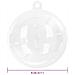Set di Palle di Natale 25 pcs Trasparente Ø 8 cm - Foto miniatura 8