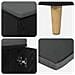 Panca per ingresso con cuscino Rovere Nero 100 x 38 x 46 cm - Foto miniatura 9