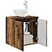 Mobile Lavabo da Parete Legno antico 49,5 x 41 x 64,5 cm - Foto miniatura 2