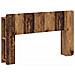 Testata del letto Legno antico Legno ingegnerizzato - Foto miniatura 1