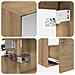 Set di mobili per il bagno 4 pcs Rovere Artigianale - Foto miniatura 9