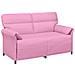 Set di divani 2 pz Rosa Tessuto - Foto miniatura 2