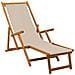 Lettino prendisole pieghevole 2 pcs 3 Posizione Beige - Foto miniatura 5