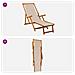 Lettino prendisole pieghevole 2 pcs 3 Posizione Beige - Foto miniatura 9