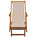 Lettino prendisole pieghevole 2 pcs 3 Posizione Beige - Foto miniatura 10