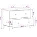 Armadio per Lavabo da Bagno BREDA Legno antico 82 x 41 x 59 cm - Foto miniatura 9
