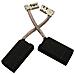 Spazzole di carbone per DeWalt DW474A Tipo 1 - 6,3 x 12,5 x 24 mm - coppia - Foto miniatura 2