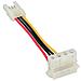 cavo adattatore alimentazione interna da alimentatore atx 3,5" (floppy) a 5,25" 4pin (hdddvd) , 6cm - Foto miniatura 1