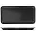 Vassoio Con Bordo Melamina 40x20x2nero Tavola - Foto miniatura 1