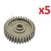 5xlower Roller Gear 34t 4000,4100,4050#rs5-0922-000 - Foto miniatura 1