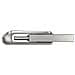 Chiavetta USB 256 GB Ultra Dual Drive Luxe Interfaccia USB 3.0 Colore Argento - Foto miniatura 5