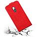 Custodia Compatibile Con Oneplus 2 In Rosso Mela - Coperchio Protettivo In Design Flip Con Chiusura Magnetica - Foto miniatura 2