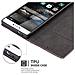 Custodia Compatibile Con Huawei P8 In Oro Rosato Nero - Coperchio Protettiva Con Chiusura Magnetica, Funzione Stand E Tasca Per Le Carte - Foto miniatura 7