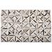 Tappeto In Pelle Marrone E Beige 140 X 200 Cm Taytan - Foto miniatura 3