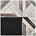 Tappeto In Pelle Marrone E Beige 140 X 200 Cm Taytan - Foto miniatura 4