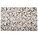 Tappeto In Pelle Marrone E Beige 140 X 200 Cm Taytan - Foto miniatura 7